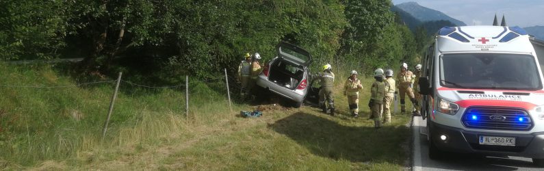 25. Juli 2018 Verkehrsunfall B181 Achenkirch Zentrum