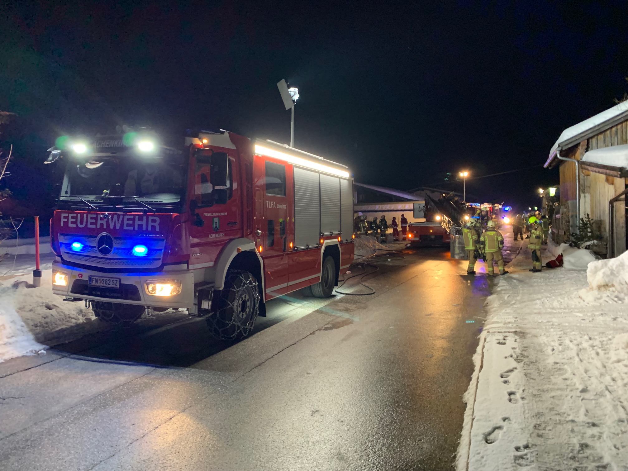 Brand Bauernhof Kamin, Einsatz #3