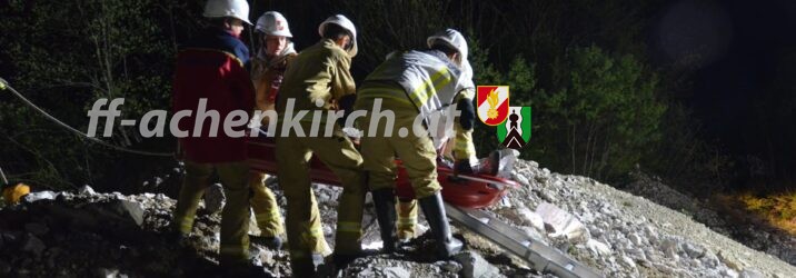 +++48 Stunden Tag Feuerwehrjugend, Szenario Murenabgang